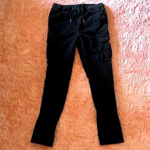 H&M black cargo style pants.